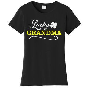 LUCKY GRANDMA Fun Family Saint Patrick's Day Holiday Women's T-Shirt