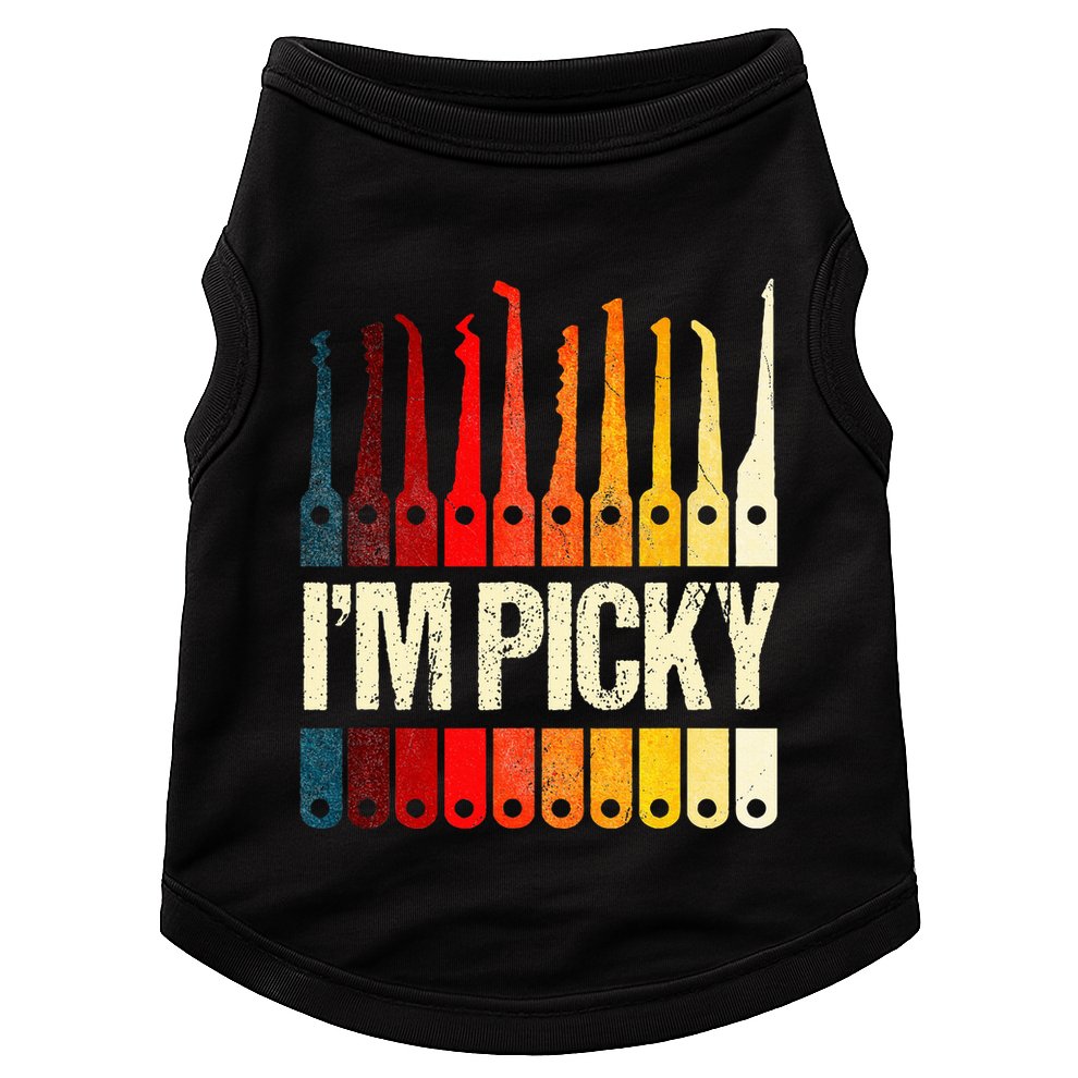 Locksmith Gifts Funny IM Picky Lock Picking Tools Doggie Tank