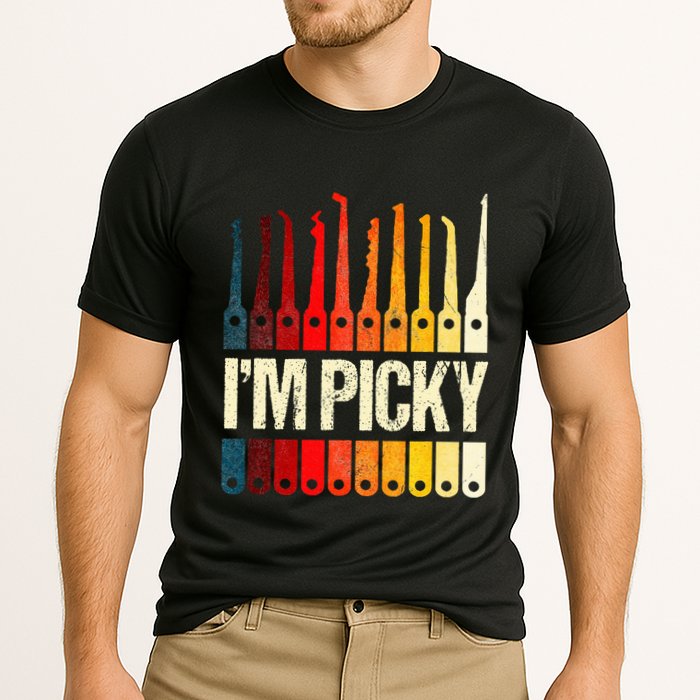 Locksmith Gifts Funny IM Picky Lock Picking Tools Cooling Performance Crew T-Shirt