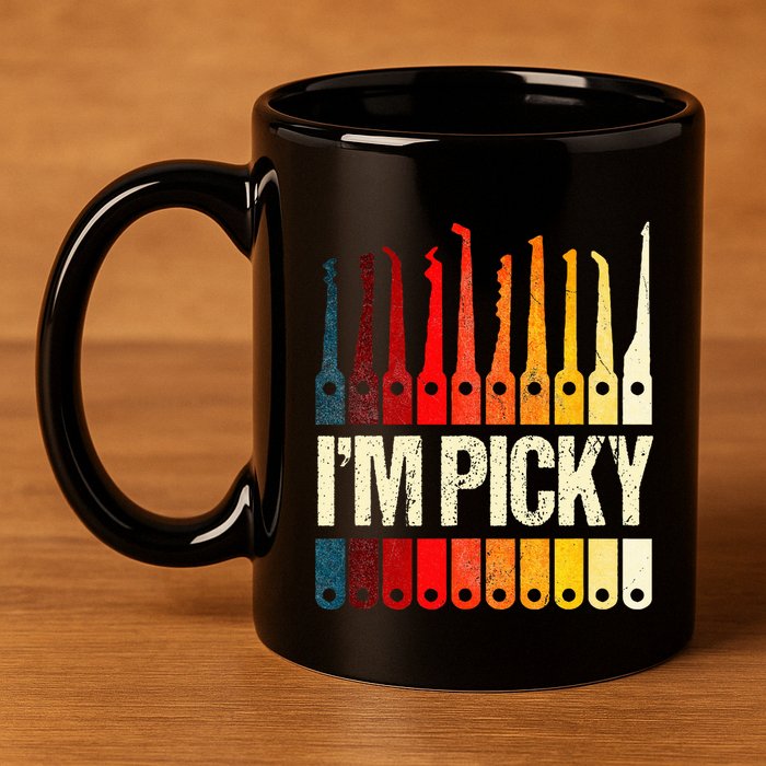 Locksmith Gifts Funny IM Picky Lock Picking Tools 11oz C Handle Ceramic Mug