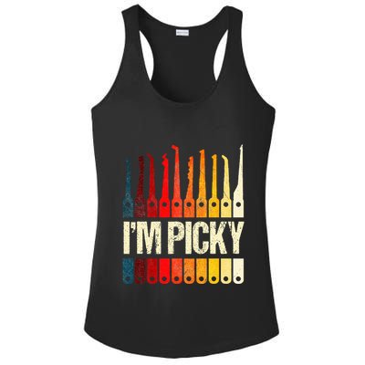 Locksmith Gifts Funny IM Picky Lock Picking Tools Ladies PosiCharge Competitor Racerback Tank