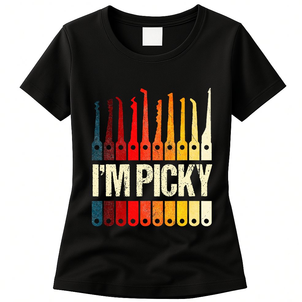Locksmith Gifts Funny IM Picky Lock Picking Tools Womens T-Shirt