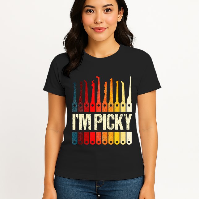 Locksmith Gifts Funny IM Picky Lock Picking Tools Womens T-Shirt