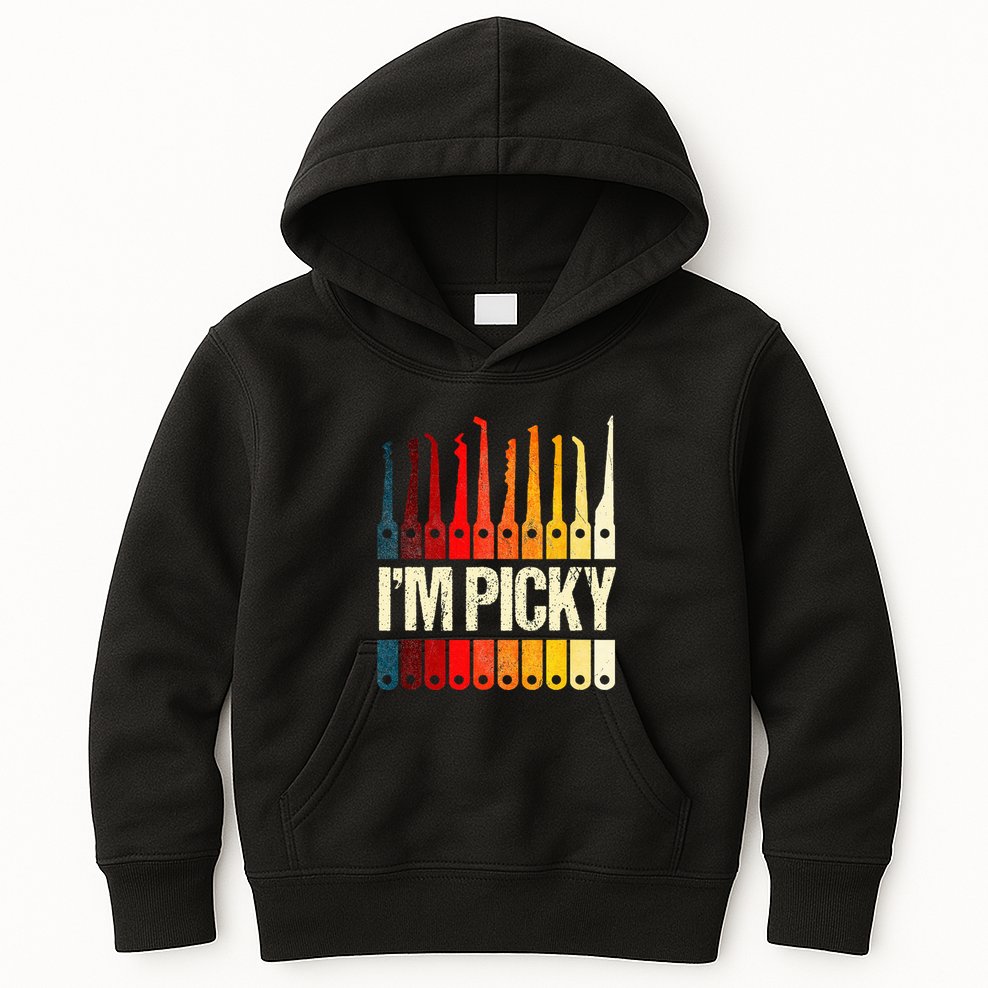 Locksmith Gifts Funny IM Picky Lock Picking Tools Kids Hoodie