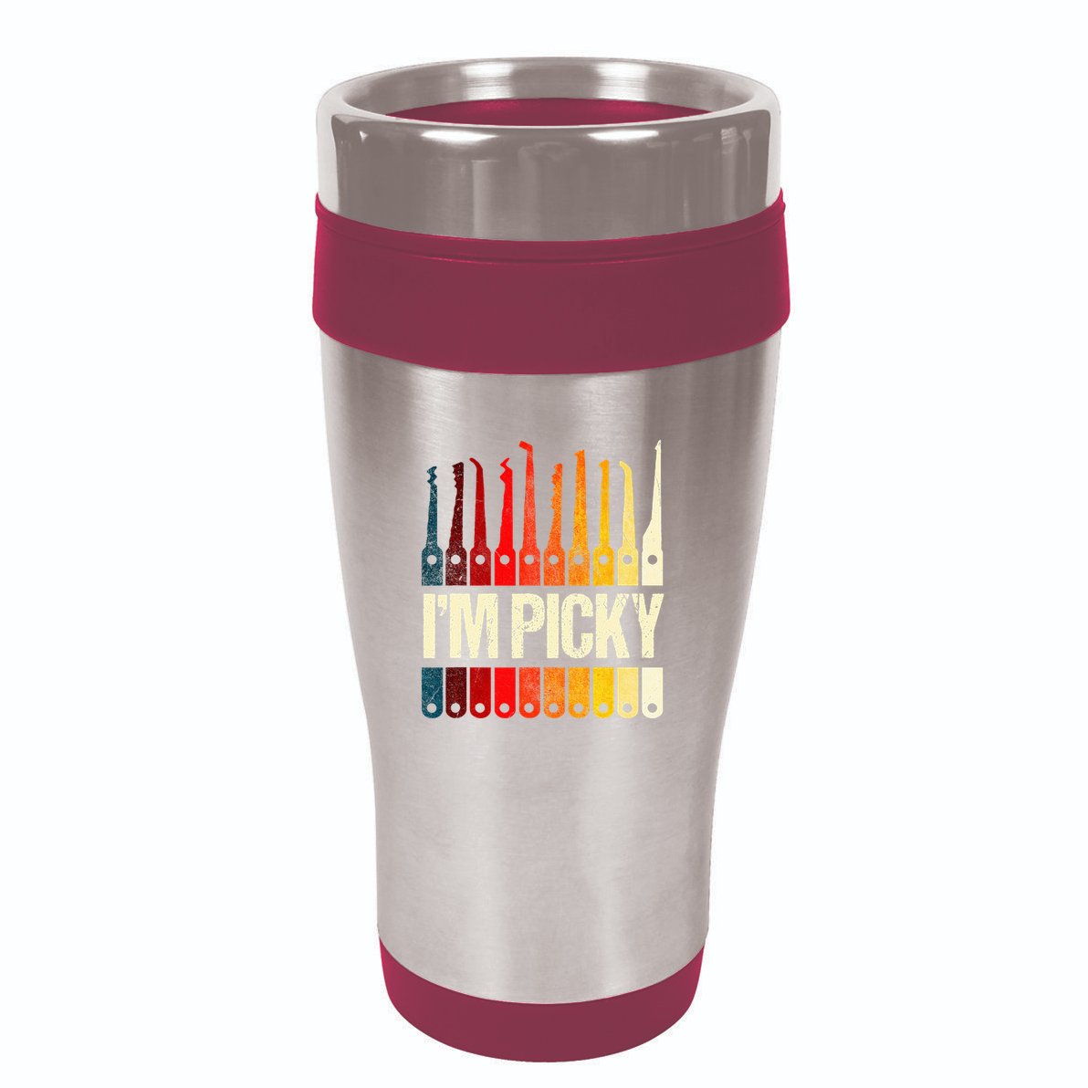 Locksmith Gifts Funny IM Picky Lock Picking Tools 16oz Travel Tumbler