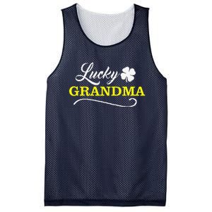 LUCKY GRANDMA Fun Family Saint Patrick's Day Holiday Mesh Reversible Basketball Jersey Tank