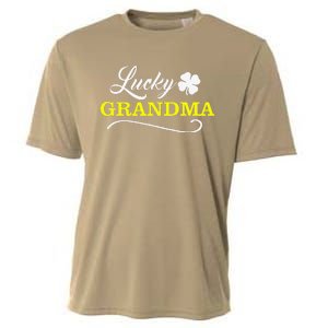 LUCKY GRANDMA Fun Family Saint Patrick's Day Holiday Cooling Performance Crew T-Shirt