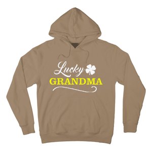 LUCKY GRANDMA Fun Family Saint Patrick's Day Holiday Hoodie