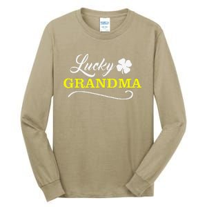 LUCKY GRANDMA Fun Family Saint Patrick's Day Holiday Tall Long Sleeve T-Shirt