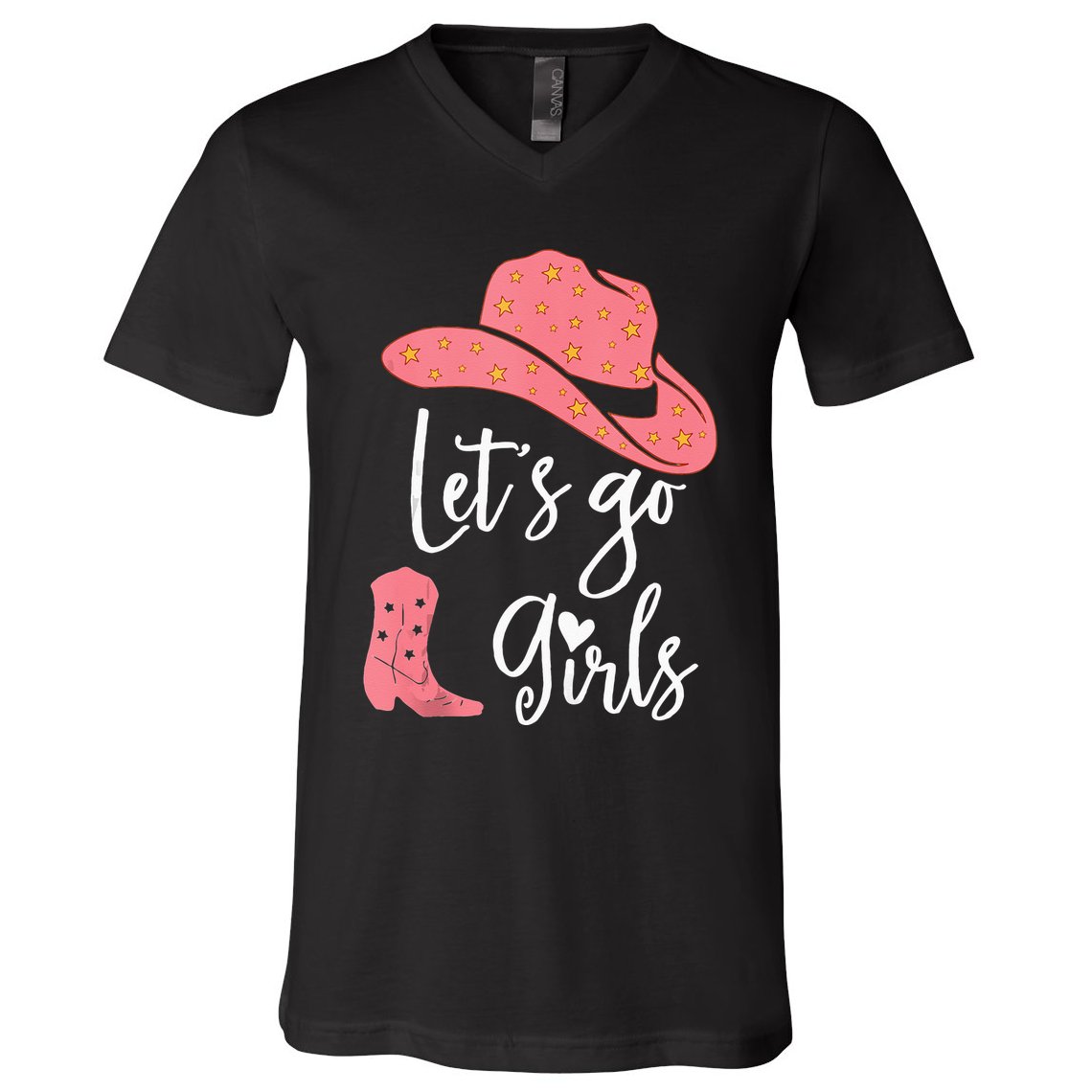Lets Go Funny Lets Go Lets Go V-Neck T-Shirt