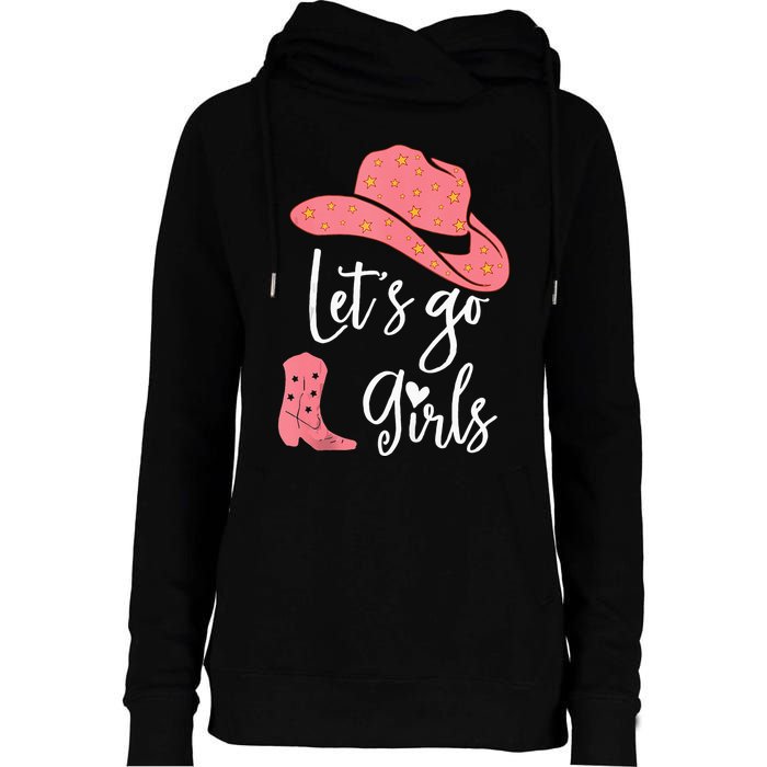 Lets Go Funny Lets Go Lets Go Womens Funnel Neck Pullover Hood