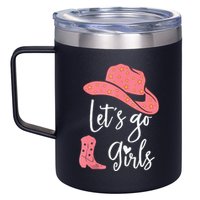 Lets Go Funny Lets Go Lets Go 12oz Stainless Steel Coffee Mug