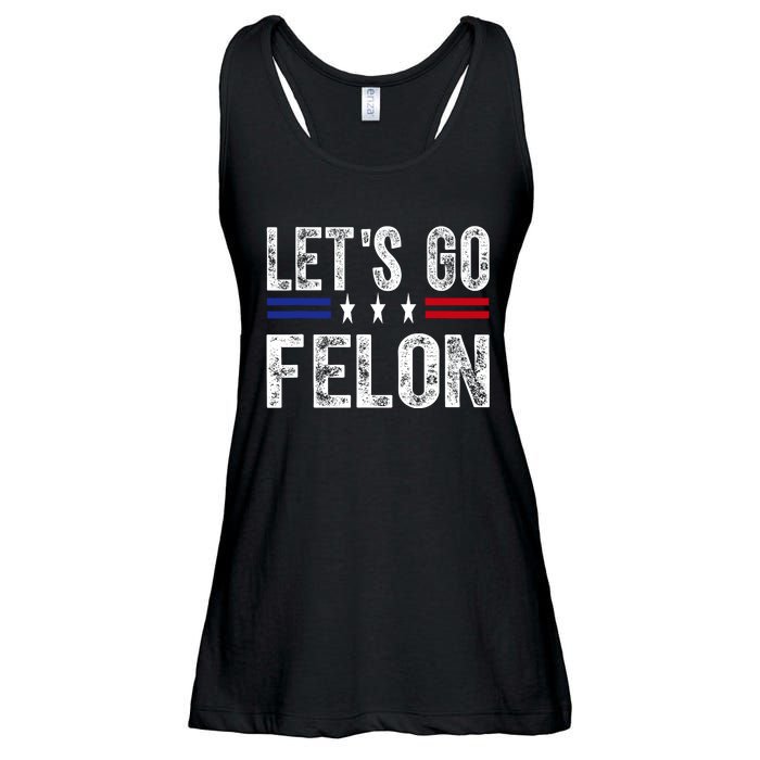 LetS Go Felon Voting For The Convicted Felon Funny 2024 Ladies Essential Flowy Tank