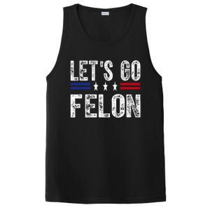 LetS Go Felon Voting For The Convicted Felon Funny 2024 PosiCharge Competitor Tank