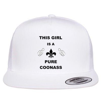 Louisiana Girl Funny Coonass Cajun Pride Flatbill Hat
