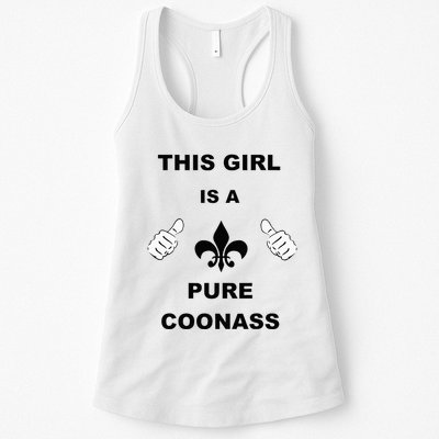 Louisiana Girl Funny Coonass Cajun Pride Womens Tank Top