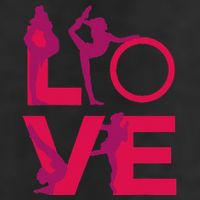 Love Gymnastics Funny Gymnast Turns Flips Girl Gift Beanie