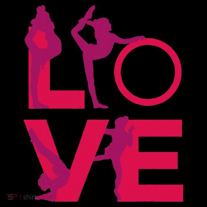 Love Gymnastics Funny Gymnast Turns Flips Girl Gift Flatbill Hat