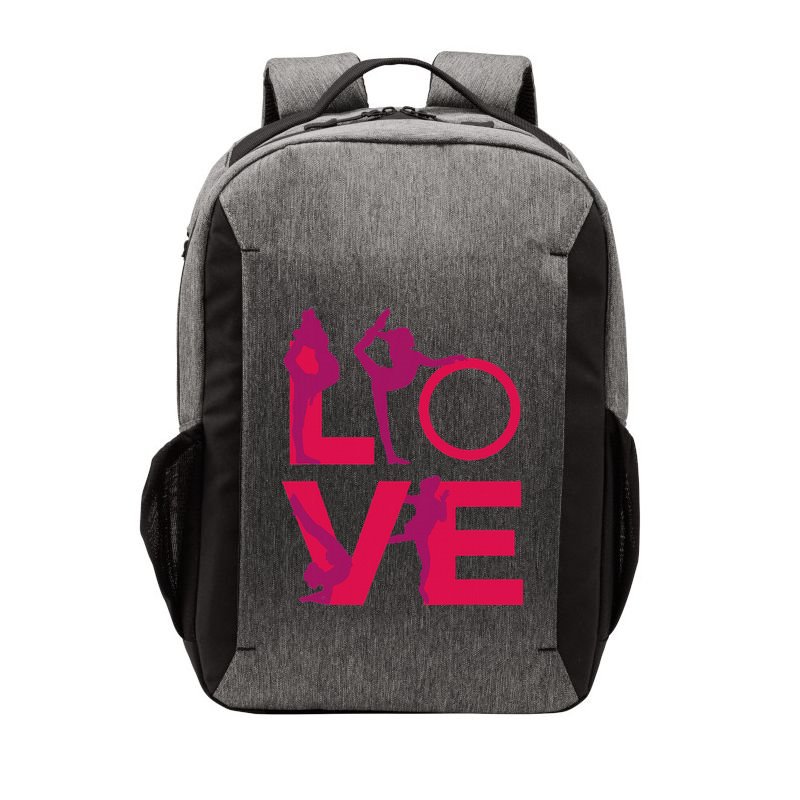 Love Gymnastics Funny Gymnast Turns Flips Girl Gift Vector Backpack