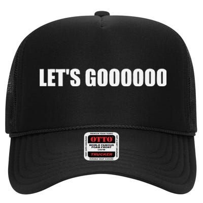 LetS Go Funny Gamer Team Sports E Sports Online Battle High Crown Mesh Back Trucker Hat