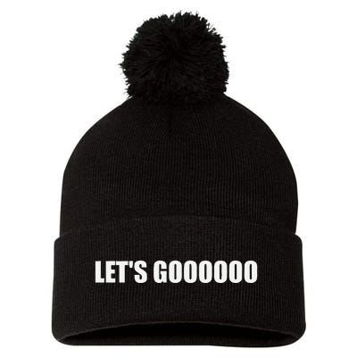 LetS Go Funny Gamer Team Sports E Sports Online Battle Pom Pom 12in Knit Beanie