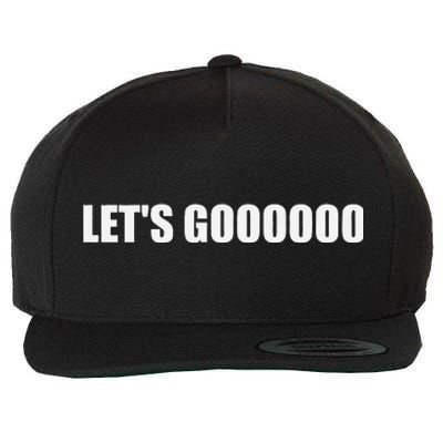 LetS Go Funny Gamer Team Sports E Sports Online Battle Wool Snapback Cap