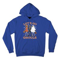 Lets Go Ghouls Ghost Skeleton Pumpkin Halloween Gift Hoodie