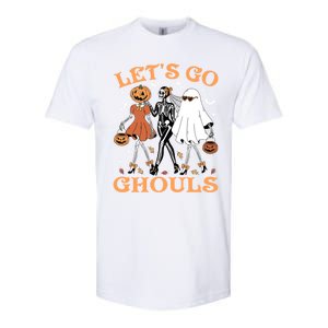 Lets Go Ghouls Ghost Skeleton Pumpkin Halloween Gift Softstyle CVC T-Shirt