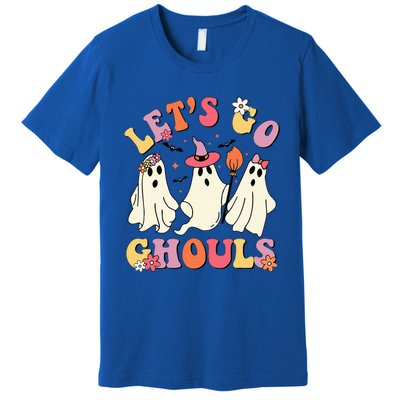 Lets Go Ghouls Funny Ghost Halloween Costume Premium T-Shirt