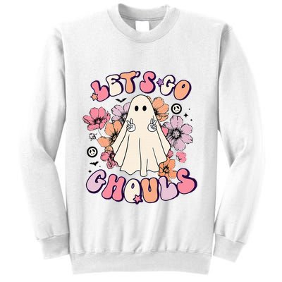 Let's Go Ghouls Retro Halloween Bachelorette Bridal Party  Sweatshirt