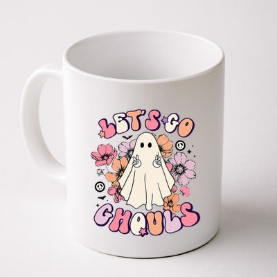 Let's Go Ghouls Retro Halloween Bachelorette Bridal Party  Mug