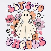 Let's Go Ghouls Retro Halloween Bachelorette Bridal Party  11oz C Handle Ceramic Mug