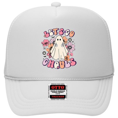 Let's Go Ghouls Retro Halloween Bachelorette Bridal Party  Trucker Hat