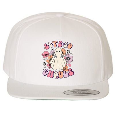 Let's Go Ghouls Retro Halloween Bachelorette Bridal Party  Wool Snapback Cap