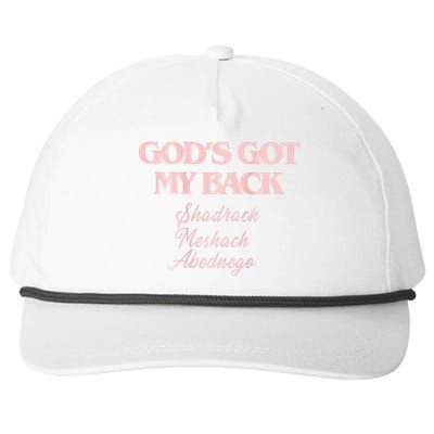 Lake Gods Got My Back Snapback Five-Panel Rope Hat