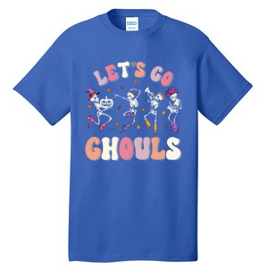 Lets Go Ghouls Spooky Season Halloween Trick Or Treat Retro Cute Gift Tall T-Shirt