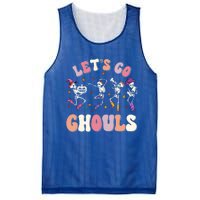 Lets Go Ghouls Spooky Season Halloween Trick Or Treat Retro Cute Gift Mesh Reversible Basketball Jersey Tank