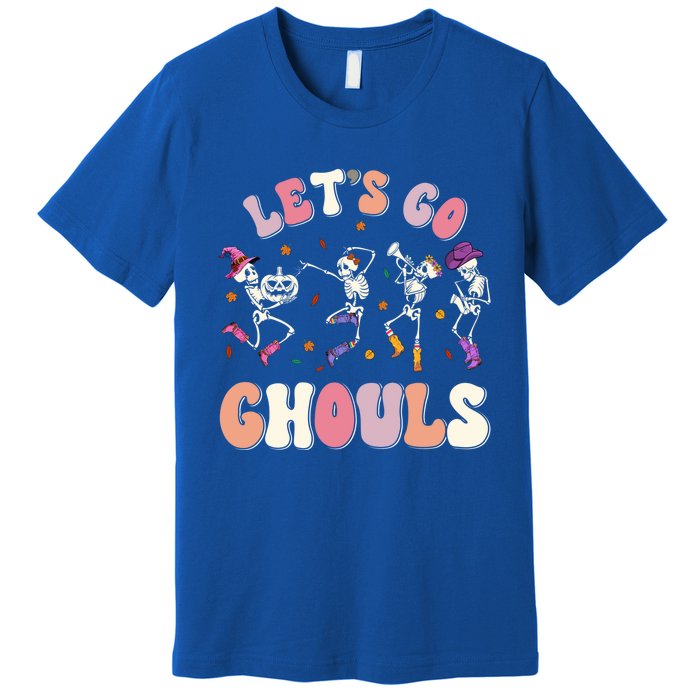 Lets Go Ghouls Spooky Season Halloween Trick Or Treat Retro Cute Gift Premium T-Shirt