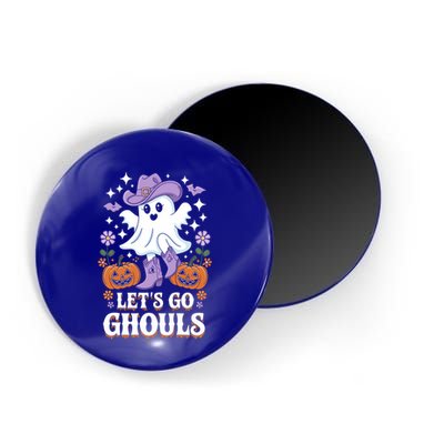 LetS Go Ghouls Funny Spooky Ghosts Floral Graphic Halloween Gift Magnet