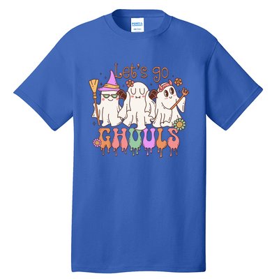 LetS Go Ghouls Funny Halloween Cute Ghost Costume Retro Gift Tall T-Shirt