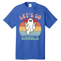 LetS Go Ghouls Ghost Halloween Costume Outfit Retro Groovy Cute Gift Tall T-Shirt