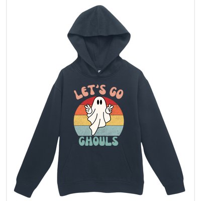 LetS Go Ghouls Ghost Halloween Costume Outfit Retro Groovy Cute Gift Urban Pullover Hoodie