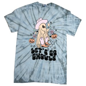 Lets Go Ghouls Funny Halloween Fall Tie-Dye T-Shirt