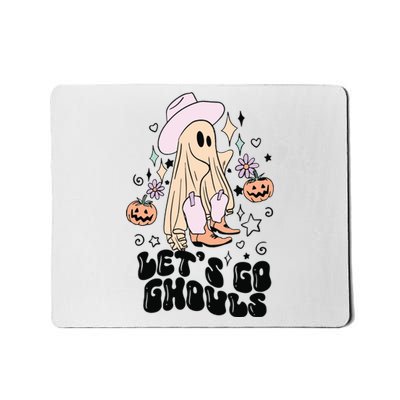 Lets Go Ghouls Funny Halloween Fall Mousepad