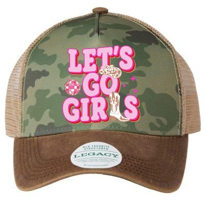 Lets Go Girl Cowgirl Howdy Legacy Tie Dye Trucker Hat