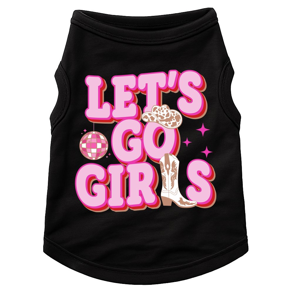 Lets Go Girl Cowgirl Howdy Doggie Tank