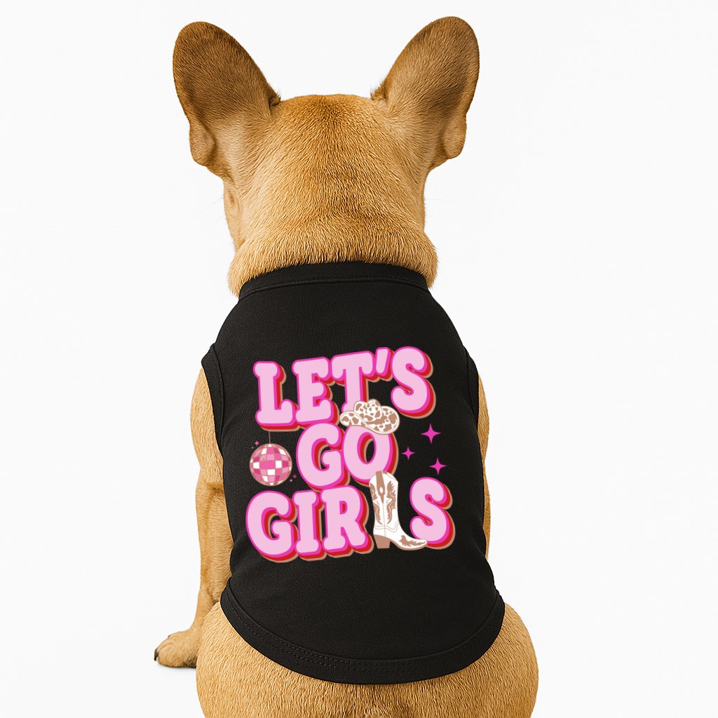 Lets Go Girl Cowgirl Howdy Doggie Tank