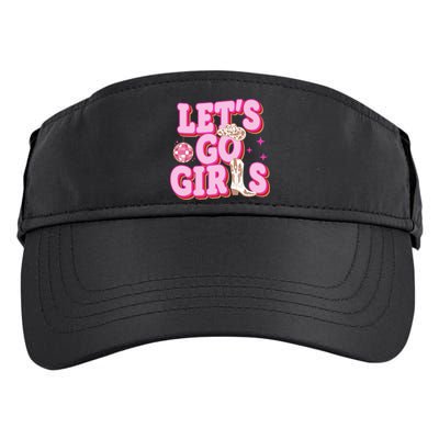 Lets Go Girl Cowgirl Howdy Adult Drive Performance Visor