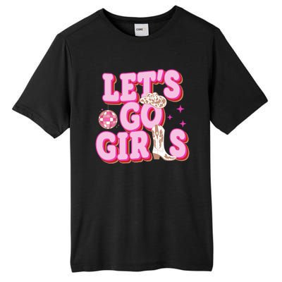 Lets Go Girl Cowgirl Howdy Tall Fusion ChromaSoft Performance T-Shirt