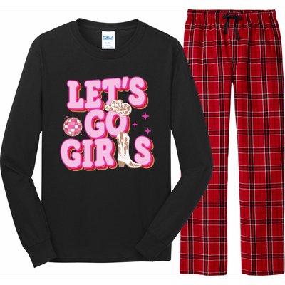 Lets Go Girl Cowgirl Howdy Long Sleeve Pajama Set